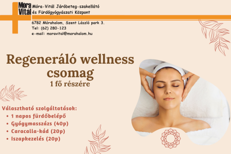 Regeneráló wellness csomag