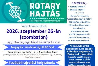 Rotary hajtás 2026.
