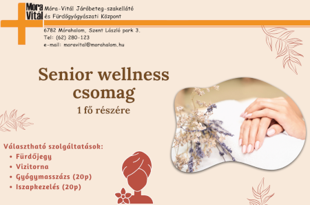 Senior wellness csomag - 1 fő részére