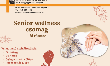 Senior wellness csomag - 1 fő részére