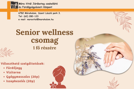 Senior wellness csomag - 1 fő részére