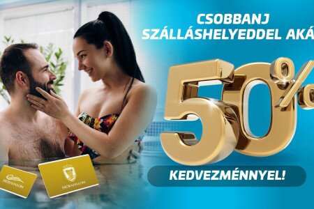 Csobbanj szálláshelyeddel 50% kedvezménnyel!