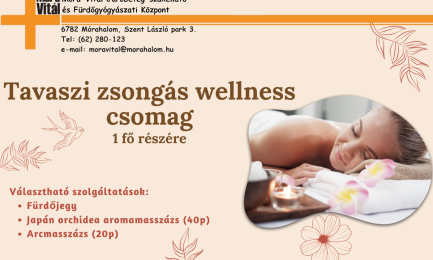 Tavaszi zsongás wellness csomag - 1 fő részére